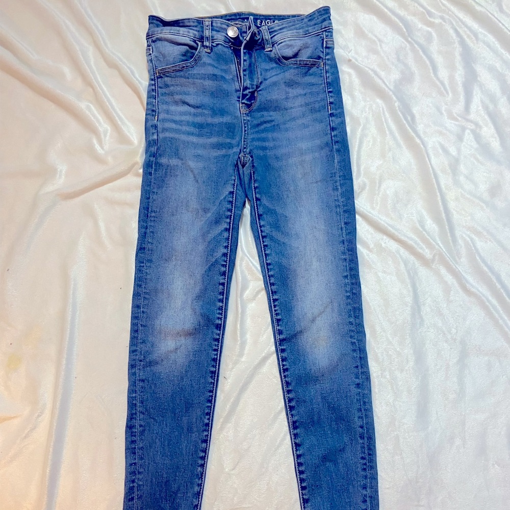 American Eagle Short High Rise Skinny Jeans